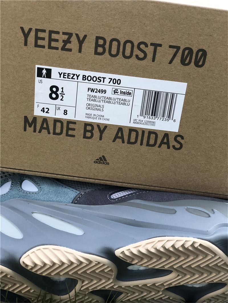 PK GOD YEEZY 700 BOOST Teal Blue RETAIL MATERIALS READY TO SHIP